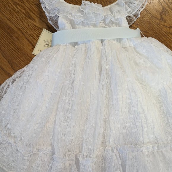 Laura Ashley white lace toddler dress NWT - Picture 5 of 5